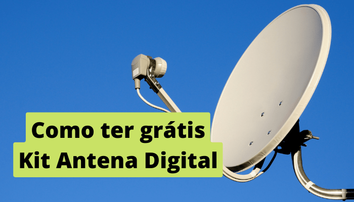 Kit Antena Digital Grátis do governo